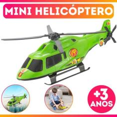 Helicóptero Miniatura Brinquedo Cores Sortidas Na Solapa - Bs Toys