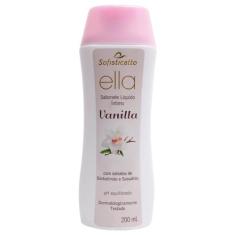 Ella Sabonete Íntimo Líquido Aromático 200Ml Sofisticatto, VANILLA