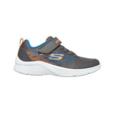 TENIS SKECHERS MICROSPEC 403770L/GYBL CINZA-Unissex