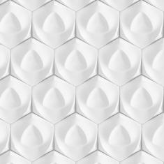 Papel De Parede 3D Lajota Parallelograma Geometrico Adesivo