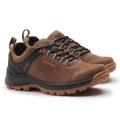 Tênis Anti-Torção Segurança EPI CA Gogowear 100% Couro ref Hard Cravo,