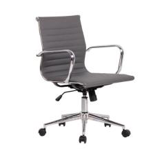 Cadeira Office Sevilha PU Baixa Várias Cores - Rivatti, Cinza
