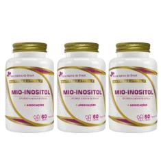 Kit Com 03 MioInositol Associações 60Cáps 500mg Flora Nativa
