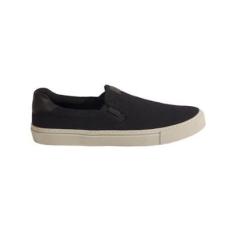 Tênis Dudalina Masculino Zara Slip On Lona Mistral Napa Logo-Masculino