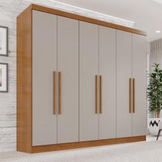 Guarda-Roupa Casal 6 Portas 2 Gavetas França - Espresso Móveis