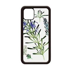 Capa roxa lavanda aquarela flor planta para iPhone 11 Pro Max para Apple Mobile Case Shell