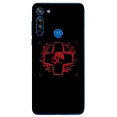 Capa Adesivo Skin023 Verso Para Motorola Moto G8 (xt2045-1)