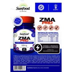 Zma Pro 500Mg 60 Capsulas Sunfood Clinical