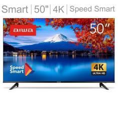 Smart TV 50" Aiwa 4k, Borda Ultrafina, Hdr10, Dolby Audio - aws-50-bl-01