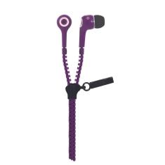 FONE DE OUVIDO INTRA AURICULAR OEX FN400 ZÍPER ROXO-Unissex