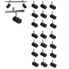 Kit 21 Spot Trilho Perfilado Eletro calha Par20 Bulbo OL8 - Hiperlight