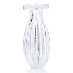 Vaso Trouxinha Em Cristal Murano Transparente - São Marcos