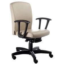 Poltrona Diretor Luxuosa com Braços Fixos Linha Alpha - Design Office 