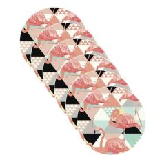 Sousplat Flamingo Formas - NSW, 6 Peças, Sem base