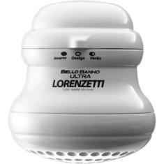 Ducha Lorenzetti Bello Banho 5400W 3T 127V Branca - LORENZETTI FORTTI,