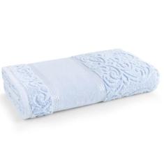 Toalha de Banho Para Bordar Melina Karsten, Azul