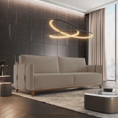 Sofá Dubai 3 Lugares Bouclê 1,76M