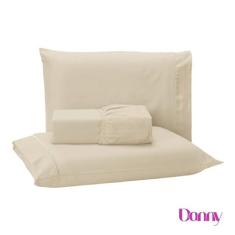Jogo de Lençol Ponto Palito Cama Queen 3 Peças Micropercal 400 Fios - 