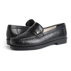 Sapato Masculino Mocassim Social Tradicional Couro Conforto Preto 041