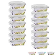 Kit Com10 Pote 370ml Hermético Casa Linda marmita Mantimento