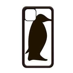 Capa com desenho de pinguim preto para iPhone 12 Pro Max para Apple Mini Mobile Case Shell