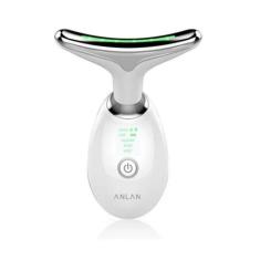 Massageador Facial Terapia Led 3 Luzes Pescoço Rugas Papada