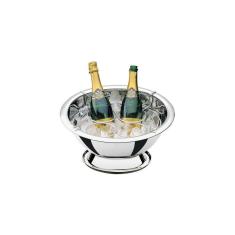 Champanheira Tramontina Rotonda Em Aço Inox Com Suporte Para 4 Garrafas 42 Cm 11,9 L Tramontina