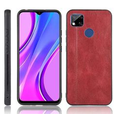 Capa adequada para Xiaomi Redmi 9C, capa de celular estilo couro, proteção robusta 360° protege seu telefone capa de cor retrô para Xiaomi Redmi 9C
