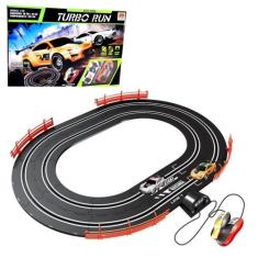 Auto Pista Turbo Run Circuito Oval de Corrida Autorama 180cm Dm Toys D