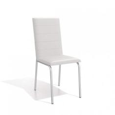 Conjunto 2 Cadeiras para Sala de Jantar Amsterdã Metal Cromado - Kappe