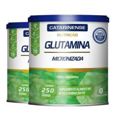 Kit 2 Glutamina Micronizada Catarinense 250G