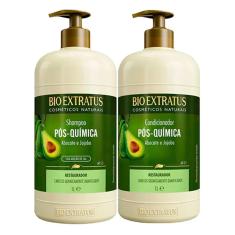 Kit Shampoo e Condicionador Bio Extratus Pós Química Abacate 1L