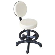 Cadeira Mocho Giratório Com Aro Branco Facto For-Ty