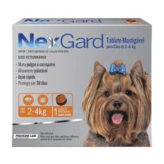 NexGard Contra Pulgas e Carrapatos para Cães de 2 a 4kg 1 Tablete Mast