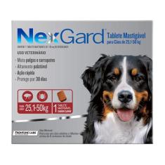 NexGard Contra Pulgas e Carrapatos para Cães de 25,1 a 50kg 1 Tablete 
