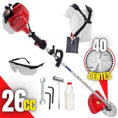 Roçadeira Profissional Nakashi T262M 26CC Com Motor Mitsubishi TU26 e 