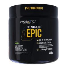 Pré-treino Epic (300g) Pre Workout Probiótica - PROBIOTICA, Limão