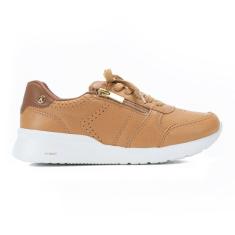 TENIS KOLOSH CASUAL EM COURO C3150 - CARAMELO-Feminino