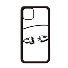 Cabo de carregamento padrão de tomada para iPhone 11 Pro Max capa para Apple Mobile Case Shell