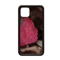Capa Simpol Red Maple Leaf Plant Picture para iPhone 12 Pro Max para Apple Mini Mobile Case