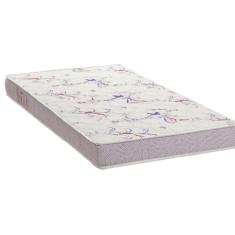 Colchão Solteiro Espuma D20 Physical Ortobom 12cmx88cmx188cm Branco/Roxo