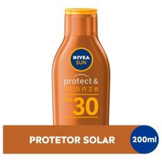Protetor Solar Nivea Sun Protect & Bronze Fps30 200ml Protect Bronze