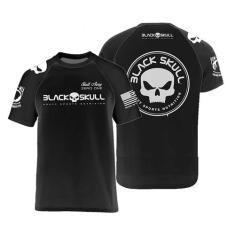 Camiseta Dry Fit - Black Skull (Padrao - Preto M)