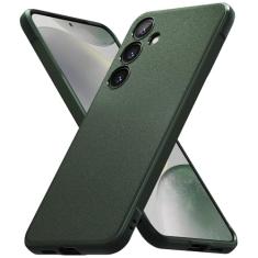 Ringke Capa Onyx para Samsung Galaxy S24 Plus [sensação boa na mão], resistente a óleo e sujeira, proteção aprimorada da lente da câmera, aderência confortável, antiderrapante, capa leve - verde