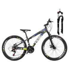 Bicicleta Aro 26 VikingX Tuff25 27v Freio Hidráulico e Trava