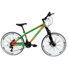 Bicicleta Aro 26 Vikingx Tuff 21v Alumínio Freio a Disco Aros Vmaxx Br