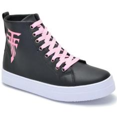 Tênis Bota Casual da GTS Feminino NOVO!, Preto, 36