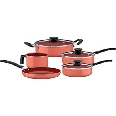 Jogo Panelas Alumínio 5 peças Evora Coral Tramontina