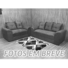 Sofá 2 e 3 Lugares Cinza 706 Porto - Alpoim