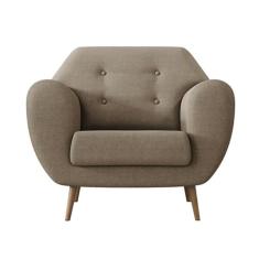 Poltrona Beegees Linho Bege